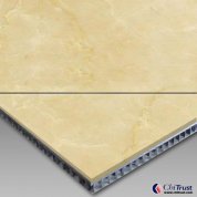 Cream Pearl-Aluminum Honeycomb Laminated Panel